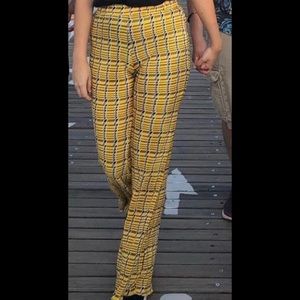 Zara geometric pants